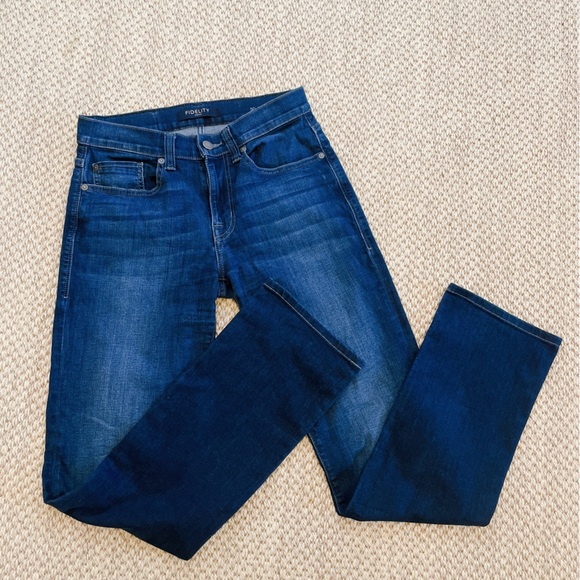 Fidelity Denim Men’s Jeans Size 30 – Medium Wash Straight Fit LIKE NEW - Picture 11 of 14